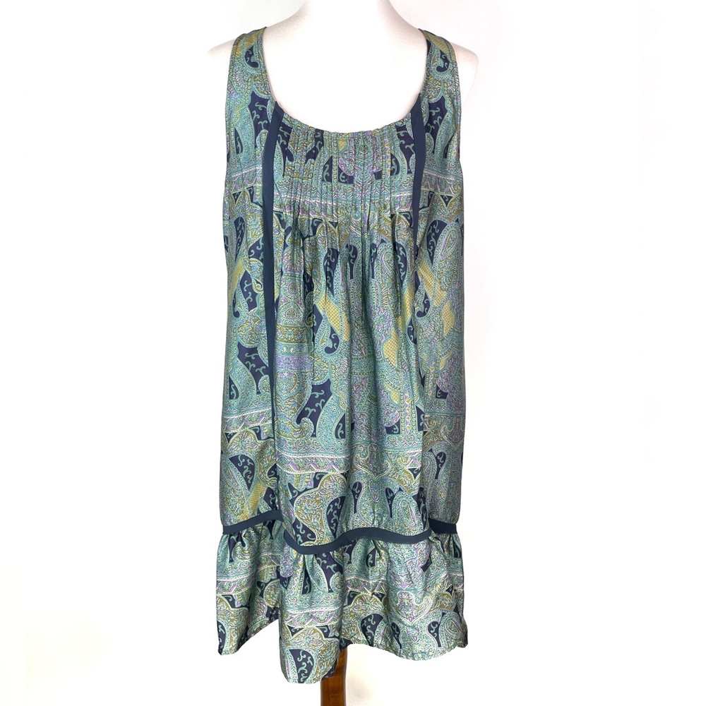 Elegant Paisley Print Dress